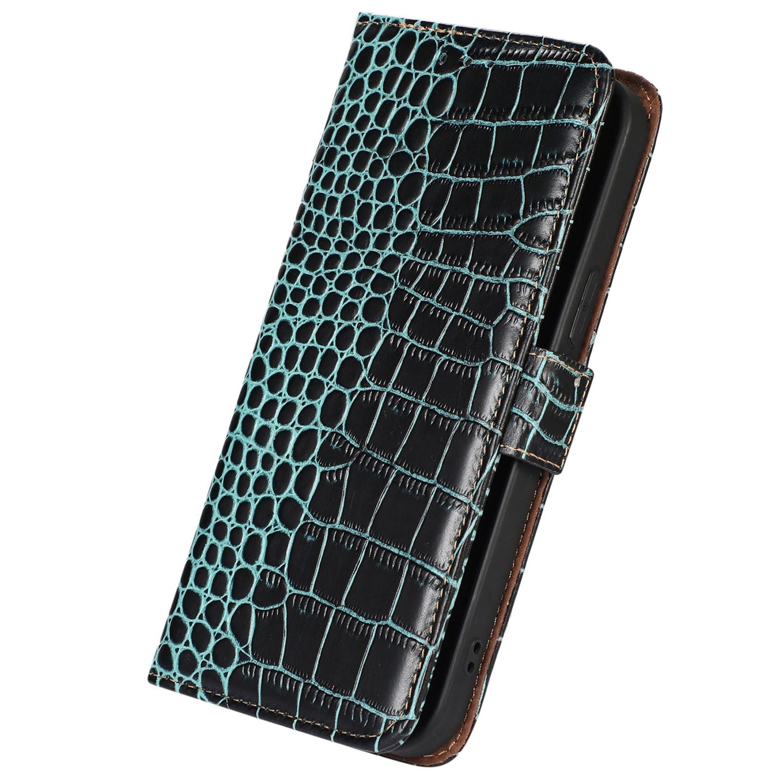 For Xiaomi Redmi A3 / Poco C61 4G Case Genuine Cow Leather Wallet Phone Cover Crocodile Texture For Xiaomi Redmi A3 / Poco C61 4G Case Genuine Cow Leather Wallet Phone Cover Crocodile Texture